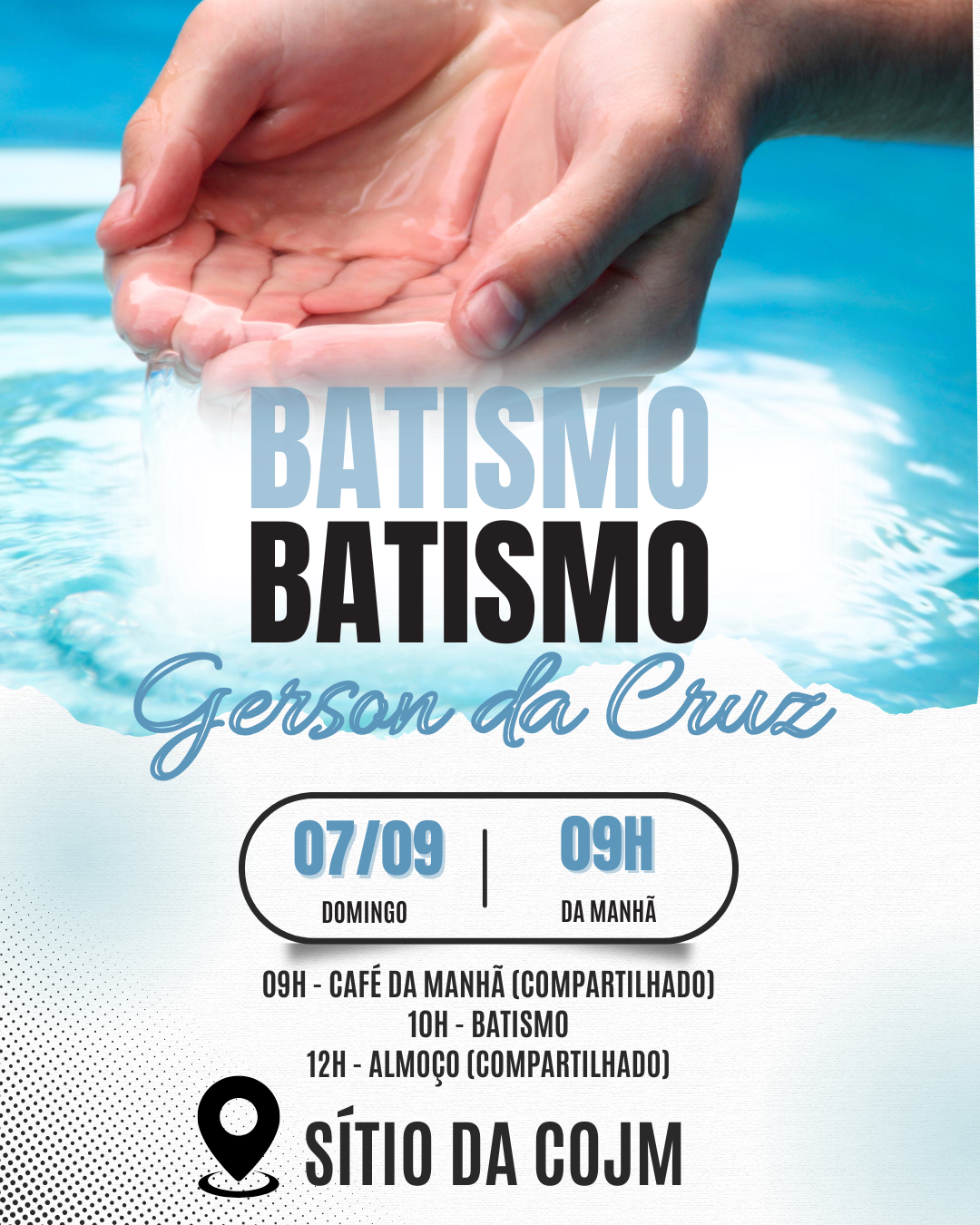Batismo Gerson da Cruz
